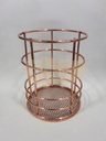 Brush Holder Round Cylinder - Rose Gold